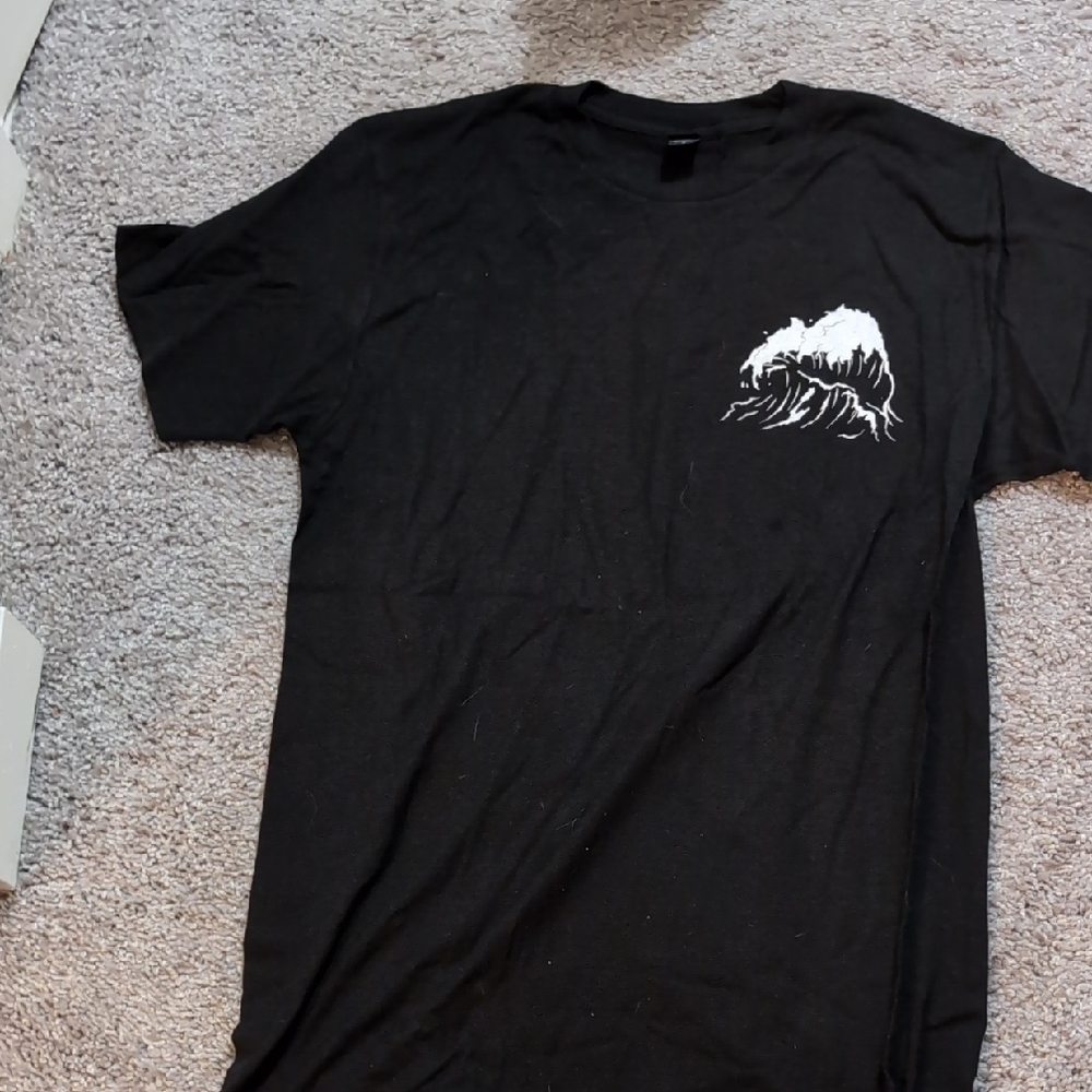 Tultex Black Short Sleeve Tee with Graphic Design